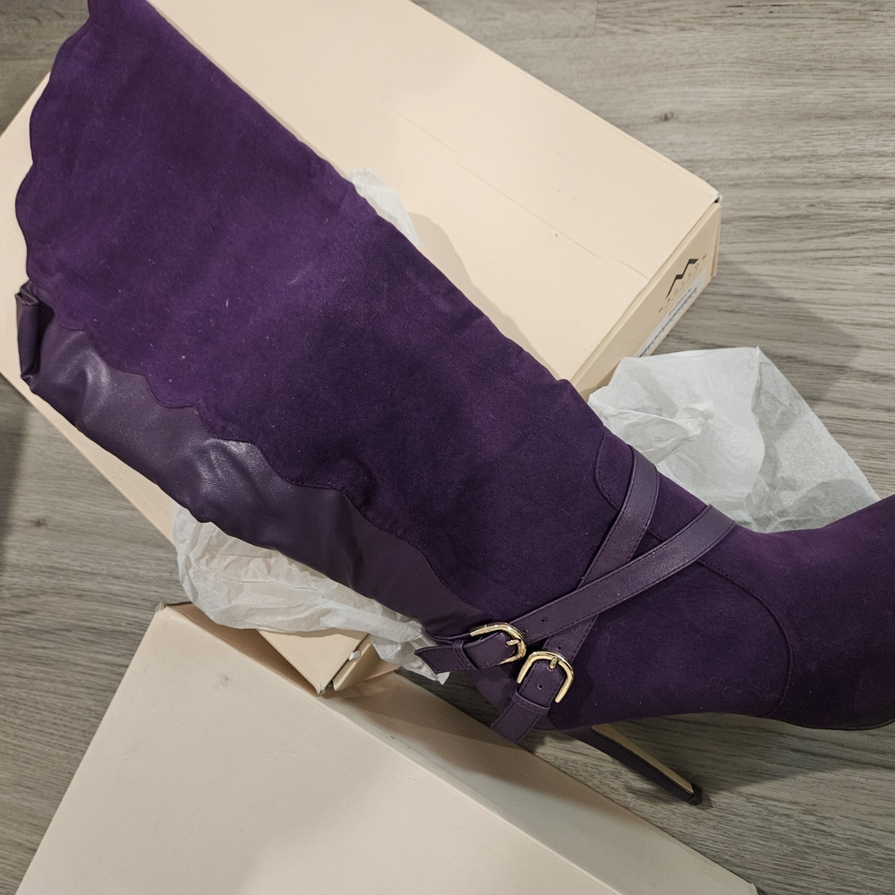 Elegant Purple Women's Boots